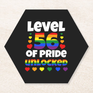 Stufe 56 des Pride Unlocks LGBT 56. Untersetzer