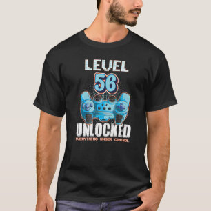 Stufe 56 Unverschlossene Jungen Mädchen 56. Geburt T-Shirt