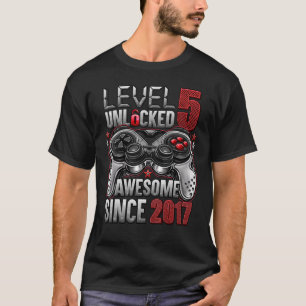 Stufe 5 Phantastisch seit 2017 5. Geburtstag T-Shirt