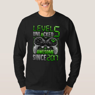 Stufe 5 Phantastisch seit 2017 5. Geburtstag T-Shirt