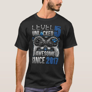Stufe 5 Phantastisch seit 2017 5. Geburtstag T-Shirt