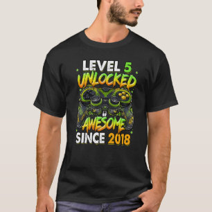 Stufe 5 Phantastisch seit 2018 5. Geburtstag G T-Shirt