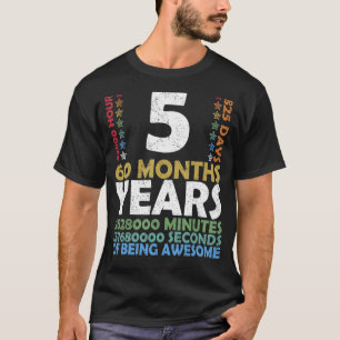 Stufe 5 Unverriegeltes Videospiel 5. Geburtstagspa T-Shirt