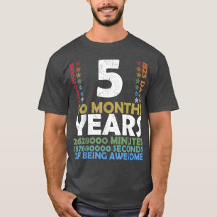 Stufe 5 Unverriegeltes Videospiel 5. Geburtstagspa T-Shirt