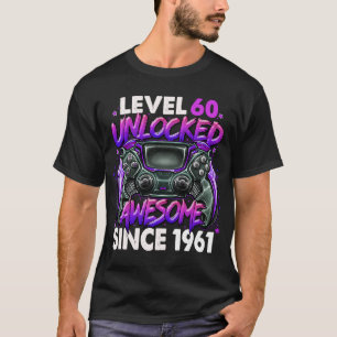 Stufe 60 Phantastisch seit 1961 60. Geburtstag T-Shirt