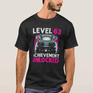 Stufe 63 Phantastisch seit 1958 63 Geburtstag T-Shirt