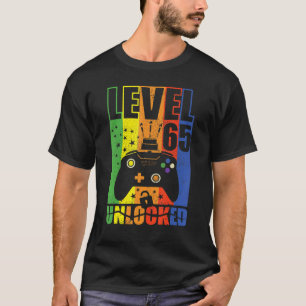 Stufe 65 Unverriegeltes Geburtstagsspiel Stufe 65 T-Shirt