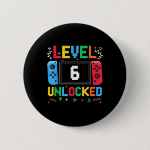 Stufe 6 Entsperrte Geburtstagsvideospiele 6. Gebur Button