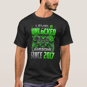 Stufe 6 Phantastisch seit 2017 6. Geburtstag G T-Shirt
