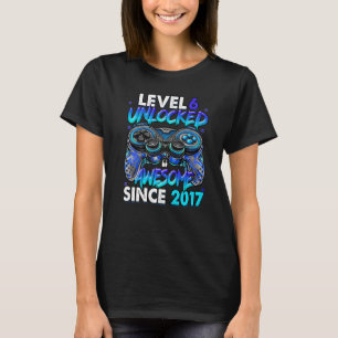 Stufe 6 Phantastisch seit 2017 6. Geburtstag G T-Shirt