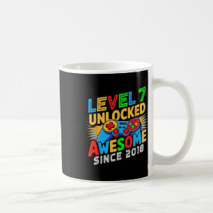 Stufe 7 freigeschaltet Großartig seit dem 7. Gebur Kaffeetasse