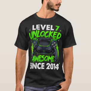 Stufe 7 Phantastisch seit 2014 7. Geburtstag G T-Shirt