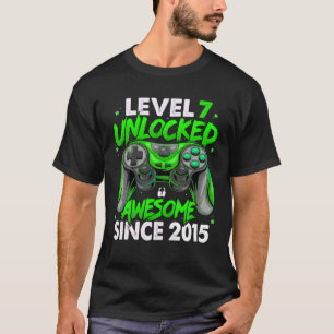 Stufe 7 Phantastisch seit 2015 7. Geburtstag G T-Shirt