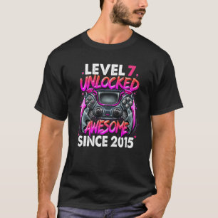 Stufe 7 Phantastisch seit 2015 7. Geburtstag G T-Shirt