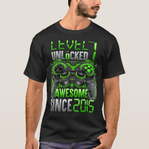Stufe 7 Phantastisch seit 2015 7. Geburtstag T-Shirt