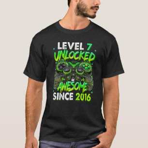 Stufe 7 Phantastisch seit 2016 7. Geburtstag G T-Shirt
