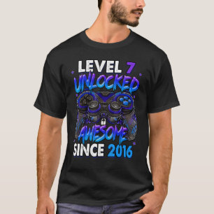 Stufe 7 Phantastisch seit 2016 7. Geburtstag G T-Shirt