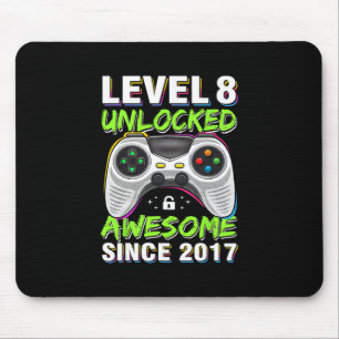 Stufe 8 Freigeschaltet Toll Seit Dem 8. Geburtstag Mousepad