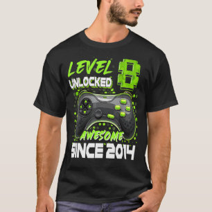 Stufe 8 Phantastisch seit 2014 8. Geburtstag B T-Shirt