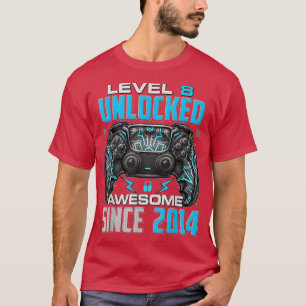 Stufe 8 Phantastisch seit 2014 8. Geburtstag G T-Shirt