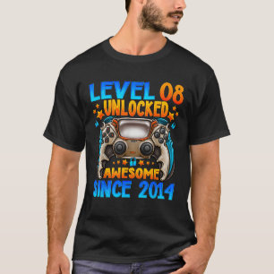 Stufe 8 Phantastisch seit 2014 8. Geburtstag G T-Shirt