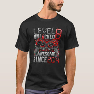 Stufe 8 Phantastisch seit 2014 8. Geburtstag G T-Shirt