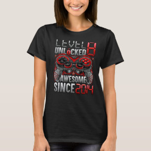 Stufe 8 Phantastisch seit 2014 8. Geburtstag T-Shirt