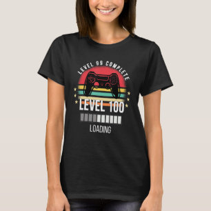 Stufe 99 Vollständiges Vintages Retro-Level-Spiel  T-Shirt