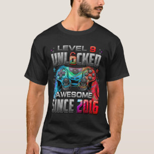 Stufe 9 freigeschaltet Großartig seit dem 9. Gebur T-Shirt