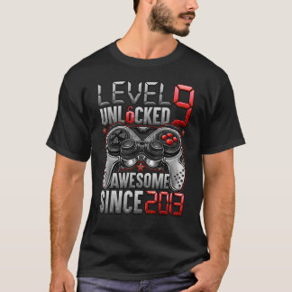 Stufe 9 Phantastisch seit 2013 9. Geburtstag T-Shirt