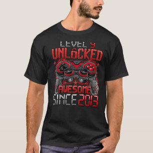 Stufe 9 Phantastisch seit 2013 9. Geburtstag T-Shirt