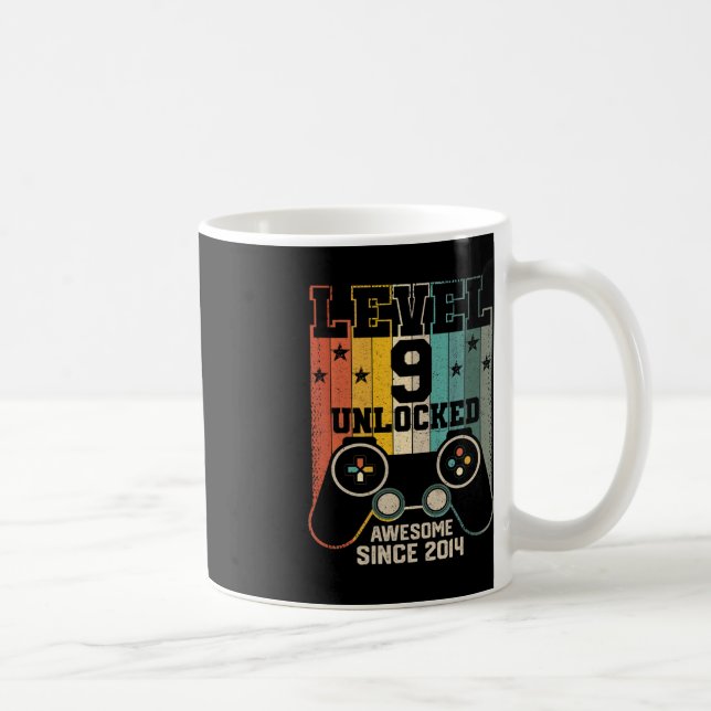Stufe 9 Unverriegeltes Phantastisches 2014-Boy-Vid Kaffeetasse (Rechts)