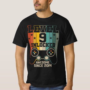 Stufe 9 Unverriegeltes Phantastisches 2014-Boy-Vid T-Shirt