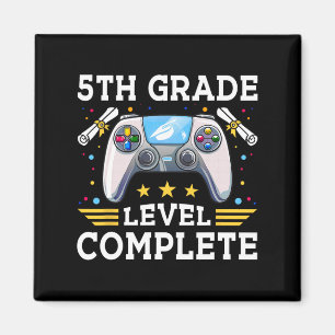 Stufe abgeschlossen Gamer Kids CL 2025 Junge Magnet