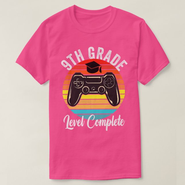 Stufe Abschluss Abschluss 2022-Videospiel T-Shirt (Design vorne)