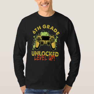 Stufe bis 6 Zurück 2 Schulkinder mit Mama T-Shirt