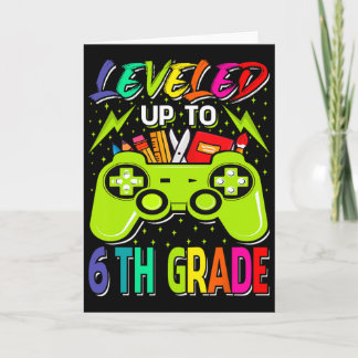 Stufe des Gamers bis zur 6. Klasse bis zur Schule Karte