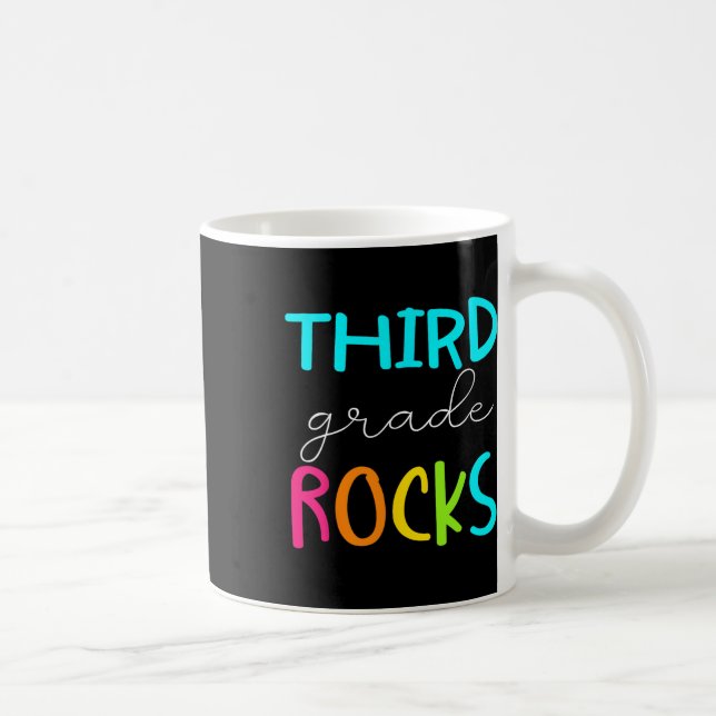Stufe Rocks Team 3. Klasse Lehrer Kaffeetasse (Rechts)