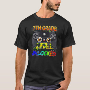 Stufe "Ungesperrter Gamer - Erster Schultag T-Shirt