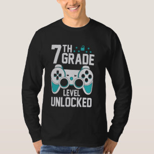 Stufe "Ungesperrter Gamer - Erster Schultag T-Shirt