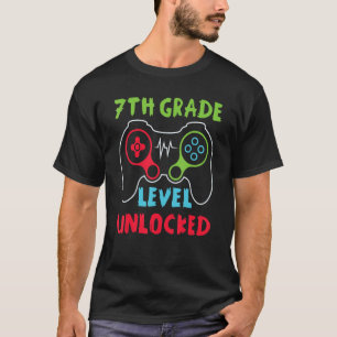 Stufe "Ungesperrter Gamer - Erster Schultag T-Shirt