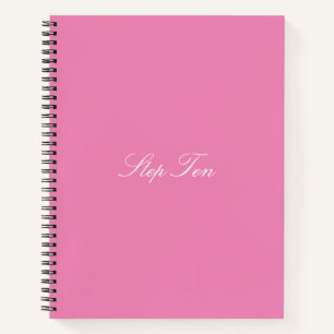 "Stufe zehn" Notizbuch