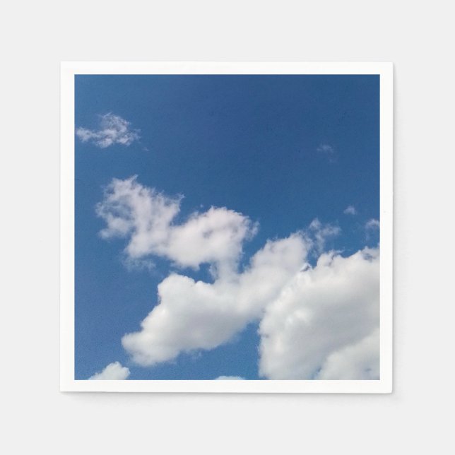 Stufen in der Wolke Serviette (Vorderseite)