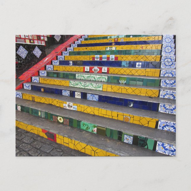 Stufen selarón rio postkarte (Vorderseite)