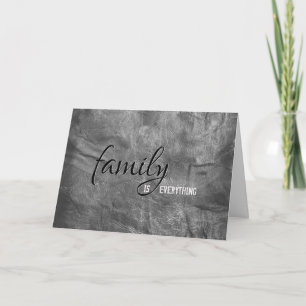 Stufenbruder Geburtstagskarte aus grauem Leder Karte