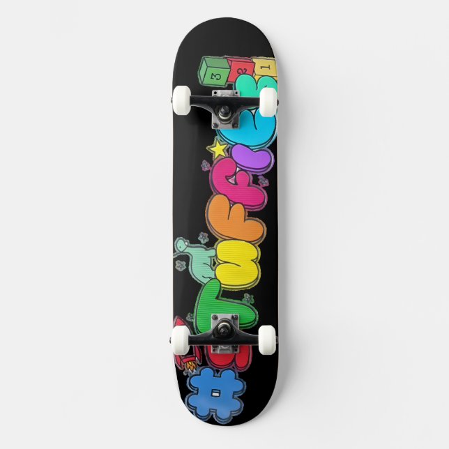 sTuFfiEs Skateboard (Vorderseite)