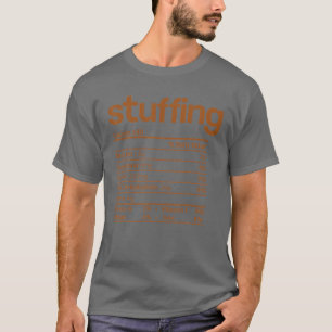 Stuffing Nutrition Facts Funny Erntedank Christ T-Shirt