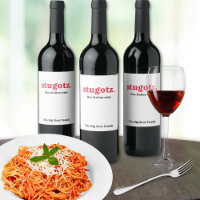 Stugotz feines italienisches Weinlabel