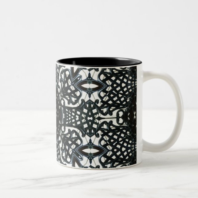 Stuhl-Blume Zweifarbige Tasse (Rechts)
