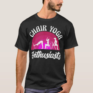 Stuhl-Yoga-Enthusiasten Fitness Serenität T-Shirt